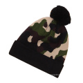 Kinder Baby Kinder Herbst Winter Warme Gestrickte Camo Druck Caps Beanie Hut (HW626)